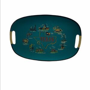 Vintage Serving Tray Souvenir TEXAS